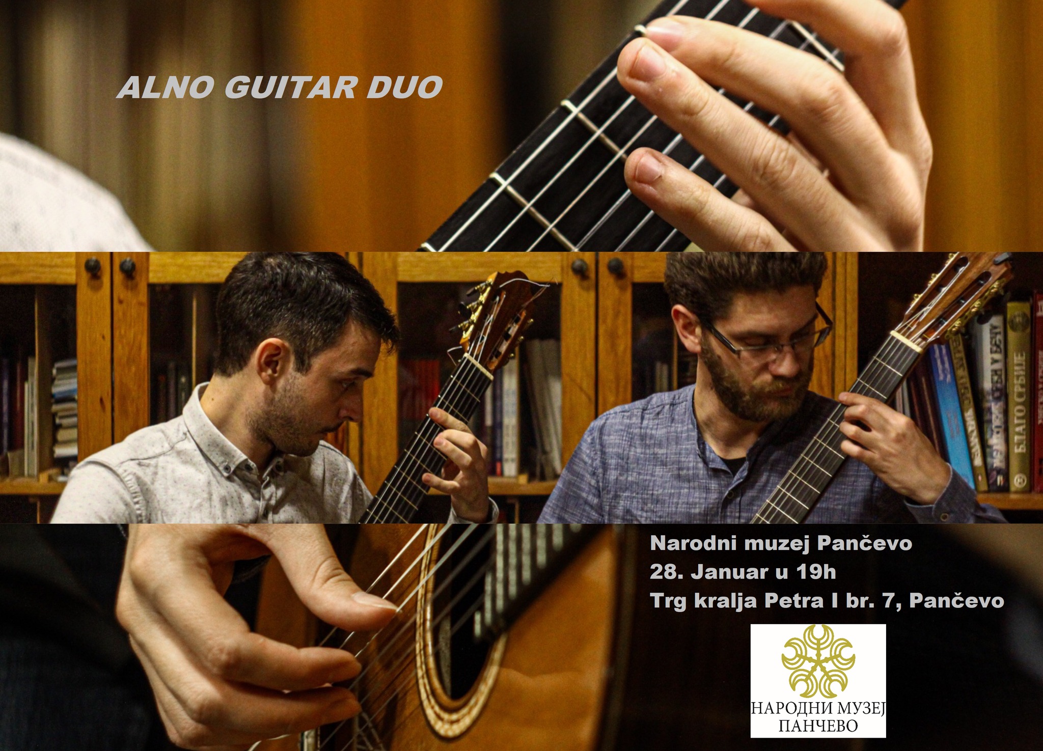 Koncert gitarkog dua "Alno" 28. januara u Narodnom muzeju